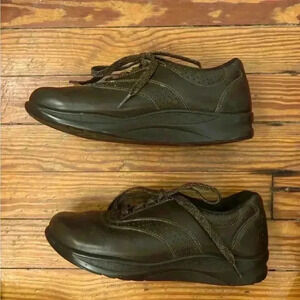 Sas Walk Easy Walking Shoe Women’s Brown  Leather Shoes Sz  7 M Orthopedic